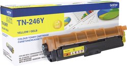 Brother Toner TN-246Y TN246Y tusz oryginalny Żółty 2200 strony Brother Toner TN-246Y TN246Y tusz oryginalny Żółty 2200 strony