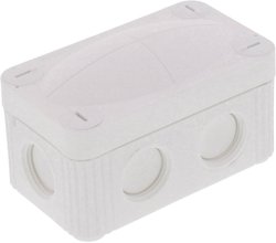 Skrzynka przyłączeniowa Wiska COMBI 206/5 WH, IP66/IP67, (D x S x W) 85 x 49 x 51 mm, kremowo-biały, 1 szt.
