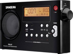 Radio przenośne Sangean PR-D7 UKW, MW  czarny