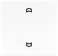 Przełącznik do żaluzji, Przełącznik/przycisk do żaluzji Jung LS990PWW biały