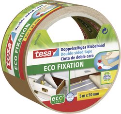 tesa® taśma dwustronna PRO NATURE, taśma do dywanów - przyjazna dla środowiska, do mocowania dywanów, również do dekoracji i rękodzieła Taśma dwustronna tesa  56450-00000-11 ECO FIXATION (D x S) 5 m x 50 mm 5 m 1 szt.