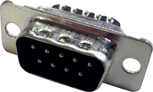 Listwa męska D-Sub 180 ° Ilość styków: 25 śrubowe Amphenol  1 szt.