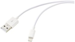 Renkforce Kabel USB USB 2.0 Złącze męskie USB-A, Złącze męskie Lightning 1.00 m Kabel USB Renkforce RF-5724084, USB 2.0, Złącze męskie USB-A, Złącze męskie Lightning, 1.00 m