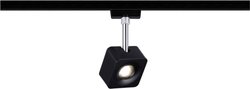 Lampa do systemu szynowego, wysokonapięciowego Paulmann 96923 LED wbudowany na stałe 8 W LED 770 lm czarny (matowy), chrom