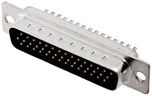 Listwa męska D-Sub encitech HDS-44-M-T-B-S 2101-0300-03, rzędy: 3, styki: 44, 180 °, 1 szt.