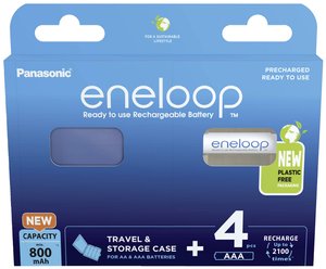 Akumulator AAA/R03 eneloop eneloop HR03 +Box, NiMH, 800 mAh, 1.2 V, 4 szt.