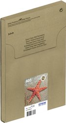 Epson atrament T03U6, 603 Easy Mail Packaging tusz oryginalny Combi-Pack Czarny, Cyjan, Magenta, Żółty C13T03U64510