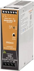 Zasilacz na szynę DIN Weidmüller PRO ECO 120W 24V 5A 1469480000 24 V/DC 5 A 120 W Ilość wyjść:1 x