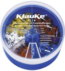 Zestaw końcówek rurkowych Klauke ST1B, 0.50 mm² - 2.50 mm², 400 Teile