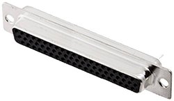 Listwa żeńska D-Sub encitech HDD-62-F-T-B-M 2103-0400-14, rzędy: 3, styki: 62, 180 °, 1 szt.