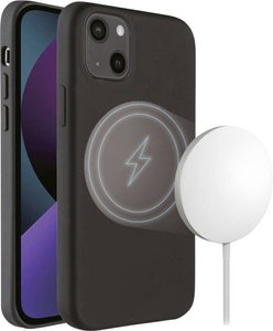 Vivanco Mag Hype Futerał backcase Apple iPhone 13 czarny Ładowarka indukcyjna, Odporny na wstrząsy