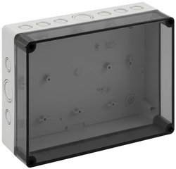 Obudowa instalacyjna Spelsberg TK PS 2518-8f-tm 10651101, poliwęglan, polistyrol (EPS), 254 x 180 x 84 , szaro-biały (ral 7035), 1 szt.