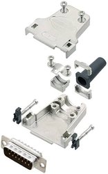 Zestaw listew męskich D-Sub TRU COMPONENTS TCDTZF15DMPK 7709752, rzędy: 2, styki: 15, 180 °, 1 szt.