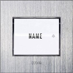 Przycisk do dzwonka m-e modern-electronics KTE-1, 8-24 V AC/DC/1 A, IP44, stali szlachetnej