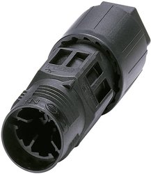 Złącze męskie okrągłe Phoenix Contact QPD C 4PE2,5 1X6-11 BK 1403834, styki:4 + PE, 250 V, 7 A, 1 szt.