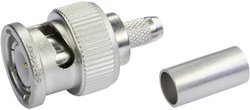 Złącze BNC Telegärtner J01002A1261Y J01002A1261Y złącze męskie proste 75 Ω 1 szt.