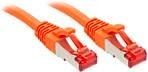 Kabel LAN LINDY 47816, 1 szt., RJ45, CAT 6, S/FTP, 30.00 m, pomarańczowy