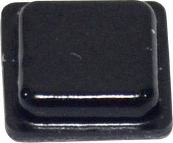 Stopka samoprzylepna do obudów i urządzeń TOOLCRAFT PD2100SW, 10,2 x 10,2 x 2,5 mm