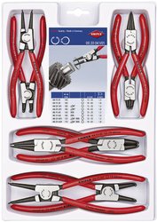 Szczypce do pierścieni Segera zestaw Knipex  00 20 04 V01 180 mm