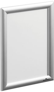 Durable Rama składana  Zastosowanie do formatu papieru: 1 x DIN A4 wewnątrz, chroniony przed deszczem obszar zewnętrzny 479623 aluminium srebrny 1 szt.