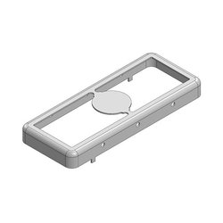 37,8 x 15,1 x 3,7 mm Dwuczęściowa, ciągniona bezszwowo osłona RF/ramka osłony EMI (CRS) Ekranowa rama osłonowa Masach TECH EMI/RFI-Abschirmung MS378-20F, 1 szt.
