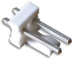 Listwa kołkowa, męska, standardowa TE Connectivity MTA-156 640445-2, wire-to-wire, piny: 2, 7 A, 1 szt.