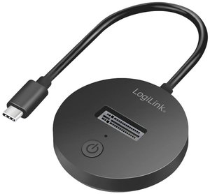 Szybki mobilny port LogiLink USB 3.2 (Gen 2) dla dysków SSD M.2 NVMe (PCIe) lub SATA (NGFF) Stacja dokująca do dysków twardych LogiLink QP0032 USB-C® 10Gbps M.2 PCIe NVMe 1 Port