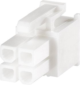 Obudowa złącza pin żeńskiego na kabel TE Connectivity VAL-U-LOK 1586019-4, wire-to-board, piny: 4, 9 A, 1 szt.