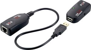 Ekstender (przedłużenie) USB 2.0 LogiLink UA0207, przez kabel sieciowy RJ45, 50 m