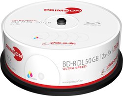 Płyta Blu-ray Primeon 2761319, 50 GB, 8 x, 25 szt.