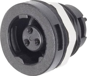 Złącze miniaturowe montażowe żeńskie seria 420 Binder 09-4708-00-03 IP67 3-Pin 1 A