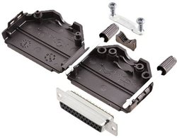 Zestaw listew żeńskich D-Sub TRU COMPONENTS TCDPPK25BKDMSK 7709460, rzędy: 2, styki: 25, 180 °, 1 szt.