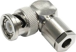 Złącze BNC Telegärtner J01000A0006 J01000A0006 złącze męskie kątowe 50 Ω 1 szt.