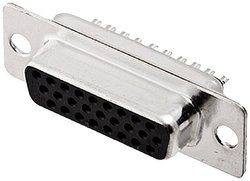 Listwa żeńska D-Sub encitech HDS-26-F-T-B-S 2101-0300-12, rzędy: 3, styki: 26, 180 °, 1 szt.