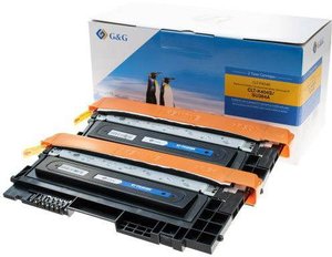 G&G Toner, 2-pak Zamiennik Samsung CLT-K404S, K404, SU100A Czarny 3000 strony Toner G&G 15011, 2 szt.