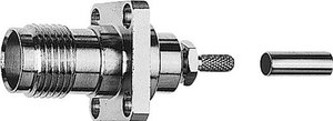 Złącze TNC Telegärtner J01011B0046 J01011B0046 złącze żeńskie do wbudowania 50 Ω 1 szt.
