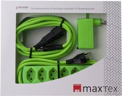 Max Hauri AG 125390 zasilanie przedłużacz   zielony 3.00 m