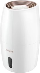 Nawilżacz Philips serii 2000 HU2716 / 10 z higieniczną technologią NanoCloud, 3 prędkościami wentylatora i cyfrowym sprzężeniem zwrotnym na żywo, biało-różowe złoto Philips HU2716/10  Nawilżacz powietrza 1 szt. biały