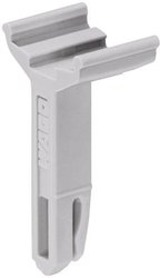 do montażu zatrzaskowego w otworze na mo szer. 10 mm, szara WAGO 2009-192 podstawka oznacznika grupowego TOPJOB® S