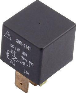 Przekaźnik samochodowy SHR-4141B SHR-12VDC-F-C 5pin, 80 A