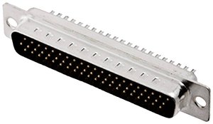 Listwa męska D-Sub encitech HDS-78-M-T-B-S 2101-0300-05, rzędy: 3, styki: 78, 180 °, 1 szt.