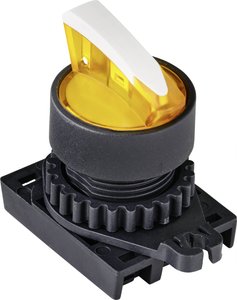 Przełącznik ścienny TRU COMPONENTS S2SRN-L5Y  żółty 2 x 60 °  1 szt.