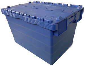 Skrzynia z pokrywą VISO  DSW5539  (S x W x G) 400 x 365 x 300 mm niebieski 1 szt.