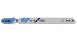 Brzeszczot do wyrzynarki T 118 G, Progressor for Metal, zestaw 3 szt. Bosch Accessories 2608631674 3 szt.