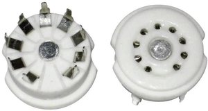 Oprawa lampy elektronowej   Ilość biegunów 9 Trzonek Noval Typ montażu Print-Y Opis: Ceramiczna