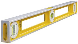 Poziomica STABILA Typ 83 S, 60 cm, niezwykle wytrzymały profil z odlewanego ciśnieniowo aluminium, 1 libella pozioma, 2 libelle pionowe, otwory uchwytowe, Made in Germany Lekka poziomica Stabila 2544