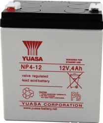 Akumulator ołowiowy Yuasa NP4-12 NP4-12, AGM, 12 V, 4 Ah