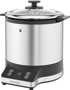 Urządzenie do gotowania ryżu KÜCHENminis® z pudełkiem na lunch Ryżowar WMF 0415260011, 220 W, 1 l, czarny, srebrny (matowy)