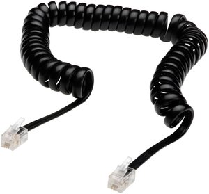 Kabel przyłączeniowy Digitus UAE, RJ10 St/St, 2.0m, CU, 4x7x0,12 mm, płaski, helc, czarny telefony kabel Digitus AK-460101-020-S AK-460101-020-S, 1 szt.