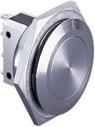 Przycisk wandaloodporny chwilowy Bulgin MP0038, 1 x wył/(wł), IP66 (uszczelniene płyty przedniej), 1 szt.